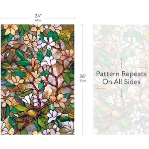 Artscape Magnolia Window Film 24" x 36" Multicolor